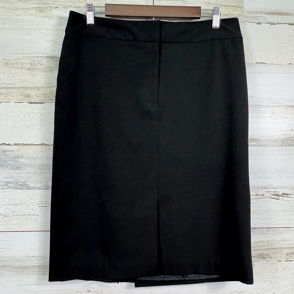 WORTHINGTON Stretch Black Pencil Skirt Knee Length Business Career Size 10